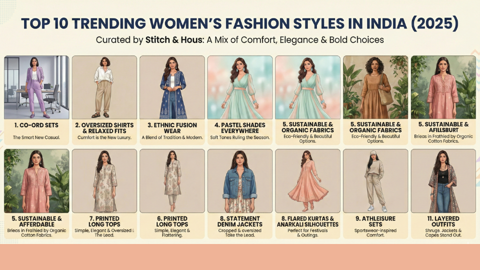 Top 10 Trending Women’s Fashion Styles in India